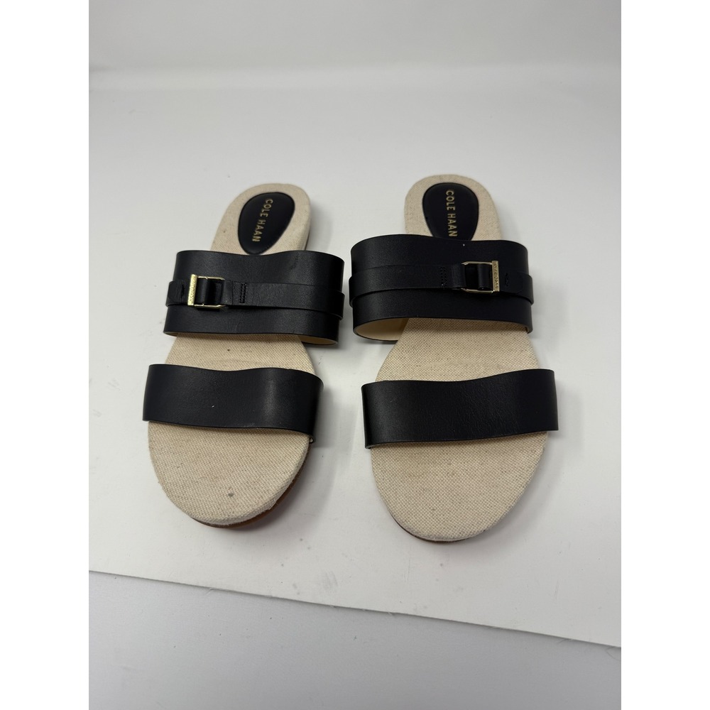Cole Haan Francine Demi‎ Wedge Slide Sandals Sz 8.5B